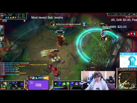 Sneaky - Twitch vs Sivir ADC - League of Legends Gameplay