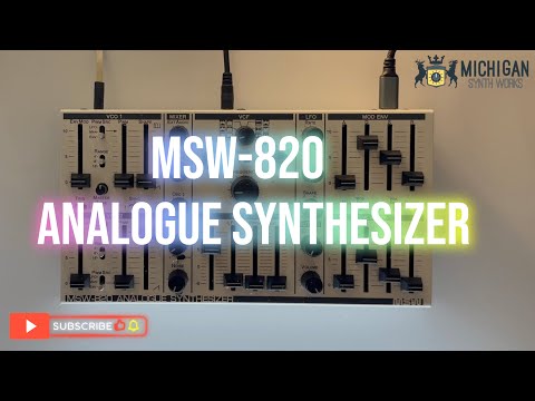 Michigan Synth Works MSW-820 Analogue Synthesizer 2026 image 3