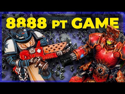 HUGE  Space Marines VS Khorne BATTLE