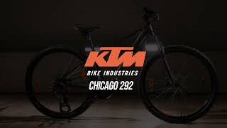KTM Chicago 292 2022 / рама 48см black matt/orange (022813108) - відео 1