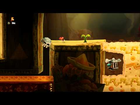 Rayman Legends 100% Walkthrough Part 15 - World 3 - I've Got a Filling & Snakes on a Cake
