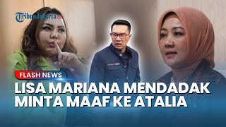 Lisa Mariana Menyesal, Mendadak Akui Kesalahan dengan Ridwan Kamil hingga Minta Maaf ke Atalia