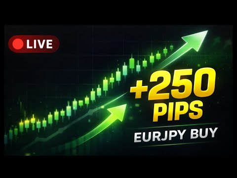 🚨🚨LIVE EURJPY Buy Trade 🔥 $500 Floating Profit (+200 Pips)
