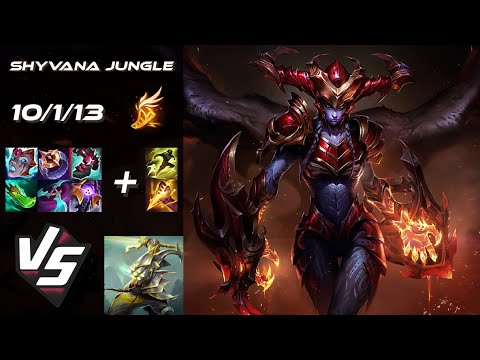 JUNGLE Shyvana vs Master Yi - NA Grandmaster Patch 25.S3.1