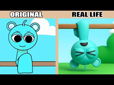 Best TikToks of Incredibox Sprunki: SKY play on the monkey bars | Original vs Plush Toys