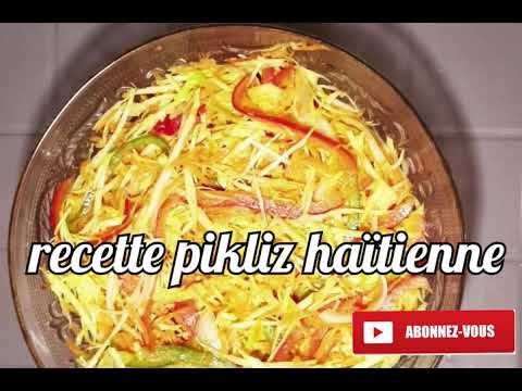 Haitian Pikliz Recipe #CreoleCuisine #Haitian #Pikliz #Tutorial #Salad #Eat #Carrot #Cabbage