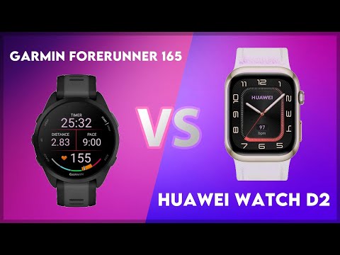 Garmin Forerunner 165 vs Huawei Watch D2 Comparison
