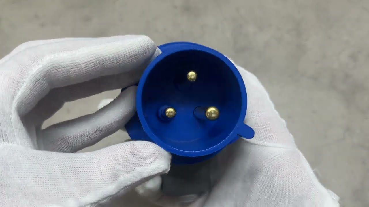 Вилка угловая 220V 3*32A полиамид IP44 Bemis BC1-3403-2130 2Р+PЕ 