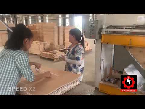 Máy ép uốn cong gỗ theo khuôn sử dụng sóng cao tần Hoàng Quân HF