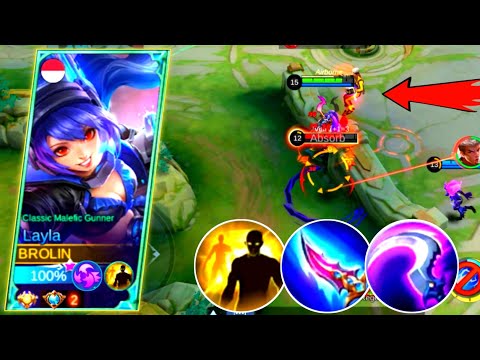 Layla Hack Damage Insane Lifesteal Build - Build Top 1 Global Layla ~ MLBB