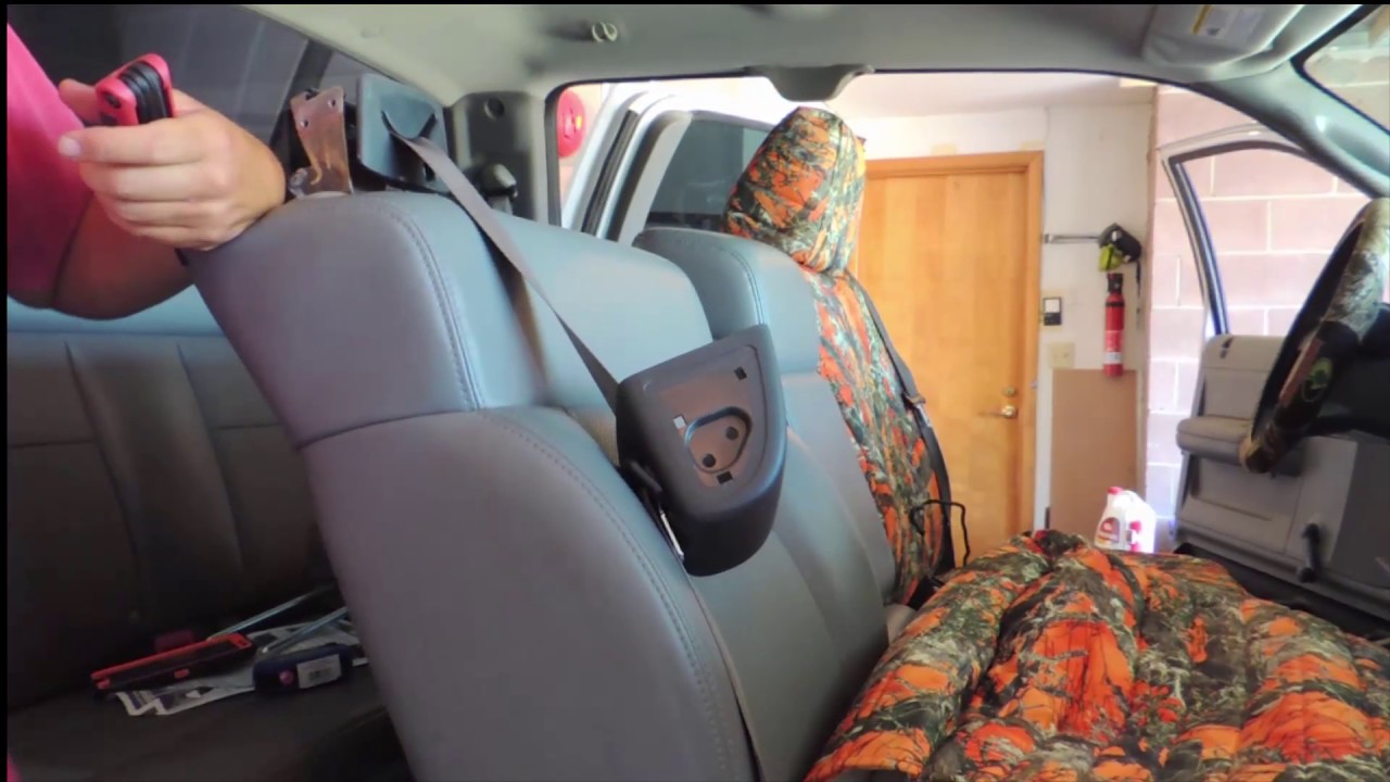 Custom Seat Cover install in the 2005 Ford F-150