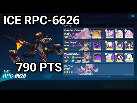 [Honkai Impact 3] EX RL Abyss Ice RPC-6626 (433D) 790 PTS - HoH(S0)/JK(SS)/RC F2P Weapon + Turg