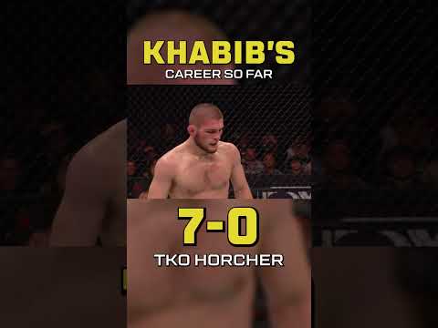 Khabib Nurmagomedov's Career So Far 🦅 #ufcshorts