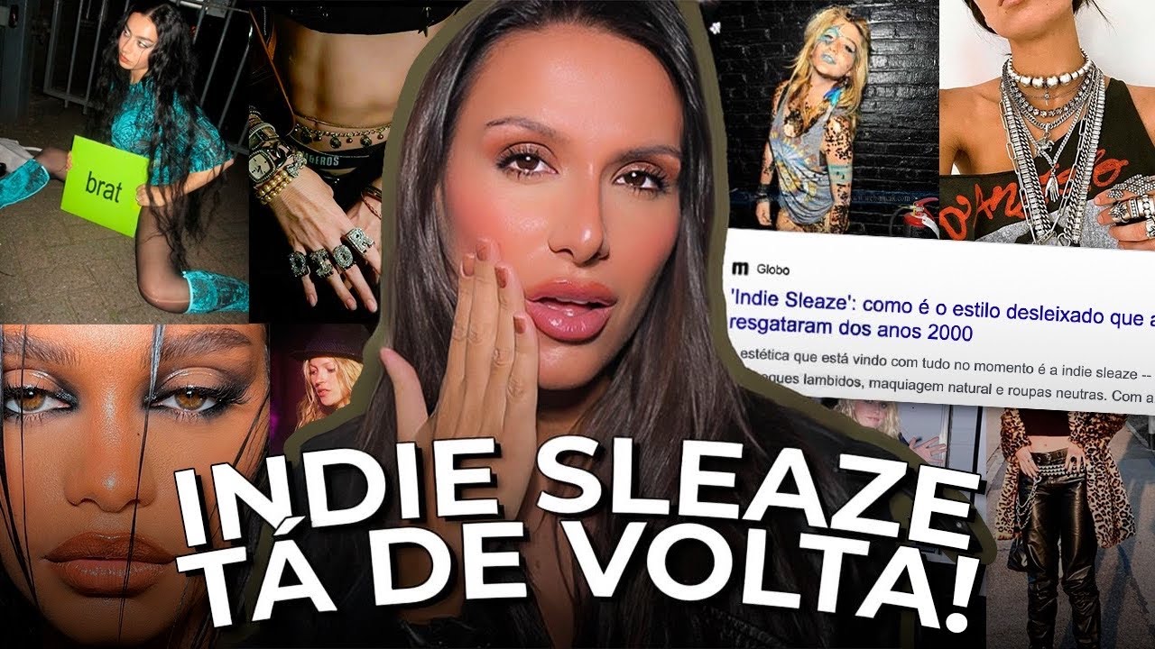 INDIE SLEAZE É A ESTÉTICA DO MOMENTO!!! TENDÊNCIAS 2024/2025!!