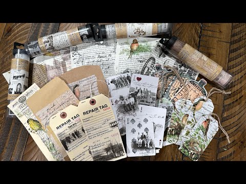 Craft With Me - Let’s Tim Holtz Paper Collage EVERYTHING! @timholtz