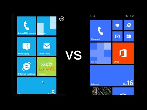 Windows Phone 7 vs 8.1!