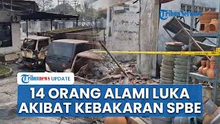 Situasi Pasca-kebakaran SPBE Bekasi: 14 Orang Luka, Belasan Rumah Rusak hingga Mobil Tangki Hangus