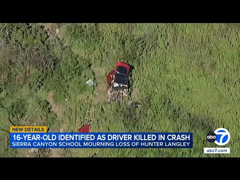 High school student ID'd as driver killed in crash after car tumbles down embankment in Malibu