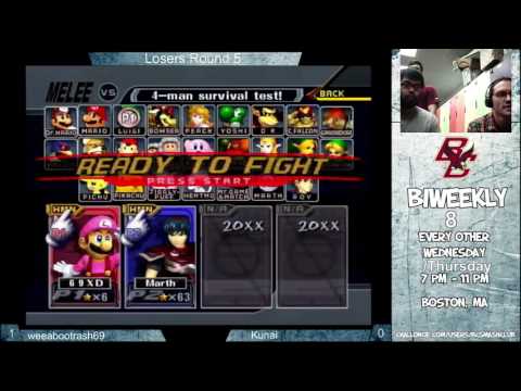 BC Biweekly 8: Loser's Round 5 - weeabootrash69 (Luigi) vs. Kunai (Falco/Marth)