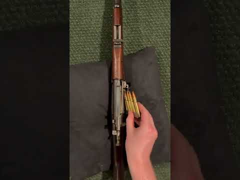 Using a Mosin clip as a Krag speed loader