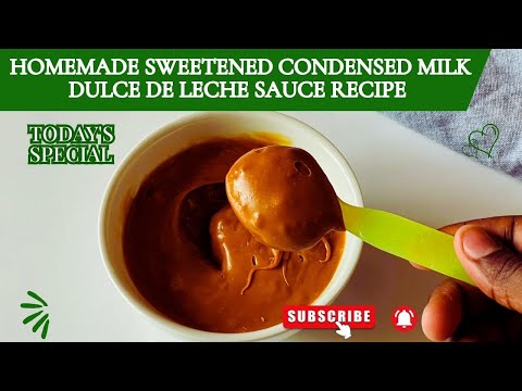 How To Make Dulce de Leche in 5 Minutes from Condensed Milk #condensedmilk #cakefilling
