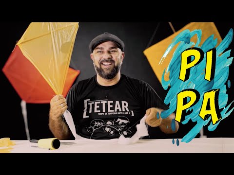 Como fazer pipa, pandorga, raia |  Passo a passo - Tutorial