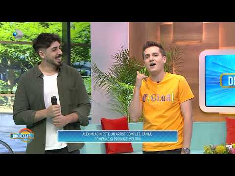 Dimineata cu Noi (22.06.2022) - Alex Mladin, un artist complet: canta, compune si produce melodii!