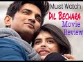 Dil Bechara Honest Review Must Watch Heartbreaking