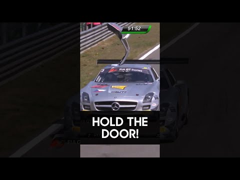ALWAYS close the car door! 😬🙈 | Fanatec GT World Challenge Europe Powered by AWS 2022