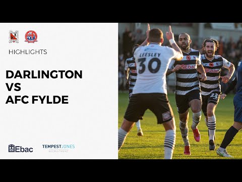 Darlington 1-2 AFC Fylde - National League North - 2022/23