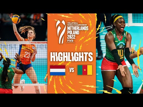Волейбол NED vs. CMR — Highlights Phase 1 | Women's World Championships 2022