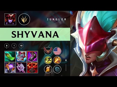 Shyvana Jungle vs Malphite - NA Grandmaster Patch 25.23