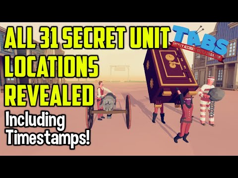 TABS | All 31 Secret Unit Locations Revealed | Totally Accurate Battle Simulator