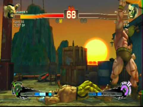 SSFIV|  Yujiro_93 (Zangief) facing Sitarane-974 (Sagat)