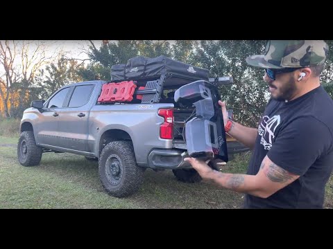 LED Tail Lights Smoke for Chevy Silverado  - ANZO usa - 2020 Chevy Silverado Overland Build