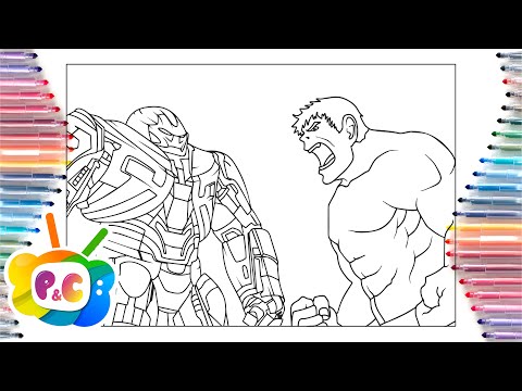 Hulk coloring page/ Hulk vs Hulkbuster/Cajama - You Did Me Wrong [NCS Release]