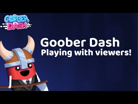 Playing Goober Dash with Viewers - YouTube