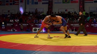 GOLD GR - 75 kg: Julio BASTIDA MENDOZA (CUB) df. Juan Angel ESCOBAR (MEX), 2-2