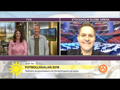 15 år sen Rickard Olsson var programledare för fotbollsgalan – Rickard: ”VAA?!” - Nyhetsmorgon (TV4)