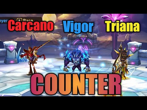 Counter Carcano Vigor Triana Siege Battle Summoners War STC Channel P.2