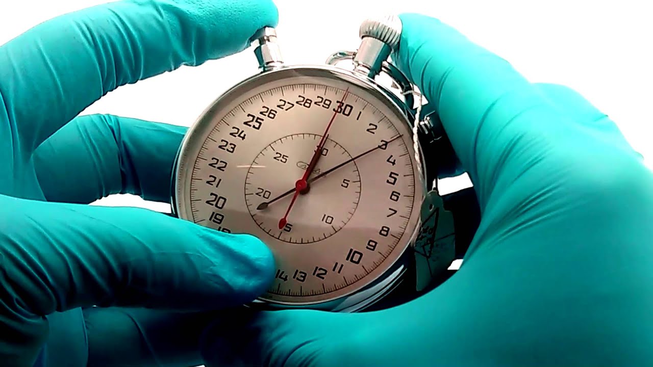 Russian space 30 second split second chronograph stopwatch Slava Rattrapante