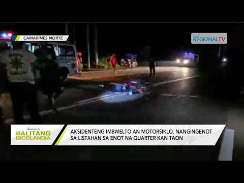 Balitang Bicolandia: Road crash-related injuries, nangingenot na kawsa nin pagkagadan kan jovenes