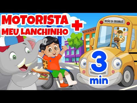 Motorista + Meu Lanchinho - Giramille 3 min | Desenho Animado Musical
