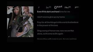 FFXIII-2 Charice - New World (Lyrics &amp; Chords Karaoke)