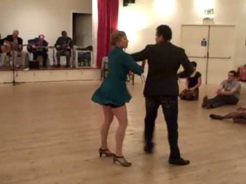 Mickey Fortanasce & Kelly Arsenault at Edinburgh Balboa Weekend 2012