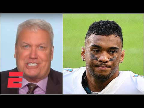 瑞恩看到泰迪·布里奇沃特（Tua Tagovailoa）的表現並不驚訝：「老兄，他看起來在口袋裡矮了一截。」| KJZ (Rex Ryan was not blown away by Tua Tagovailoa: 'Man he looked short in that pocket' | KJZ)