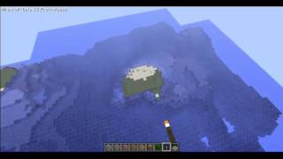 preview picture of video 'Minecraft 1.8 Island Seed'