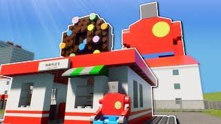 DONUT MYSTERY POLICE INVESTIGATION! -  Brick Rigs Multiplayer Gameplay - Lego Police Roleplay