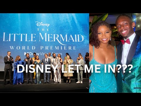 I got invited to the WORLD PREMIERE of Disney's "The Little Mermaid" | VLOG