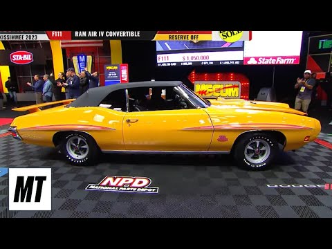 1970 Pontiac GTO Judge Ram Air IV Convertible | Mecum Auctions Kissimmee | MotorTrend